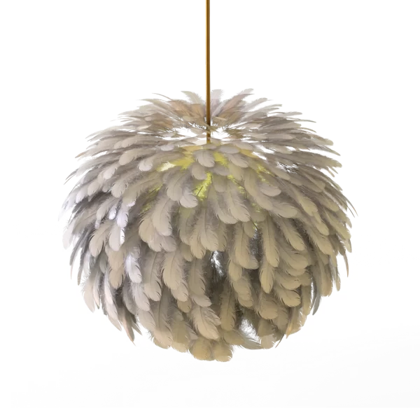 Feather Chandelie Rhino Model and GH Algorithm - 图片 2
