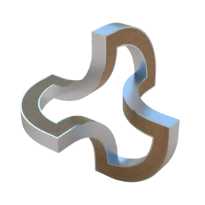 3D sculpted rhinoceros model